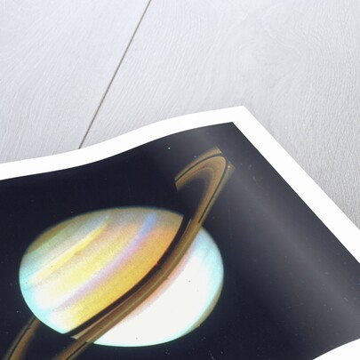 Colour-enhanced view of Saturn, 1980 by Unknown