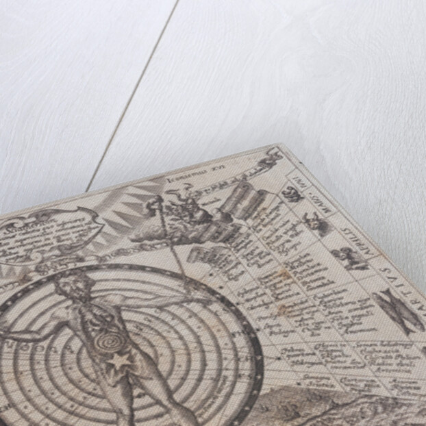 An astrological chart, 1646 by Athanasius Kircher