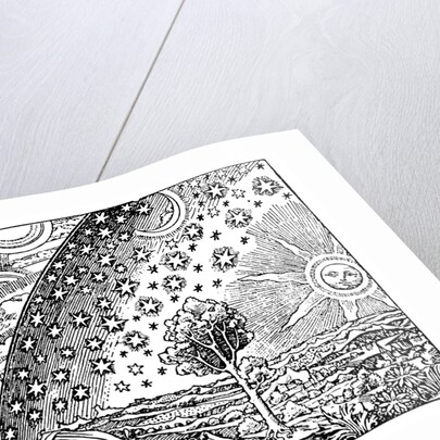 Reconstruction of a medieval conception of the universe, 19th century? by Anonymous