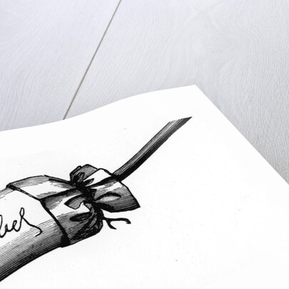 Cartridge from Nobel Explosives Company Limited, Ardeer, Ayrshire, 1884 by Unknown