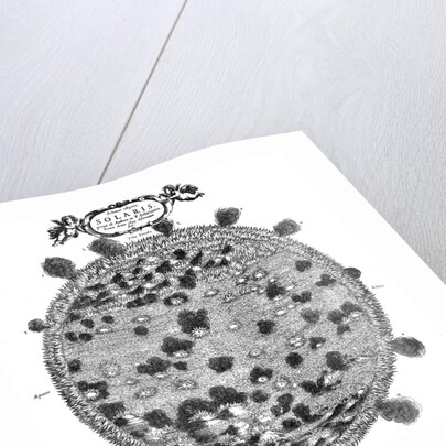 Christopher Scheiner's illustration of his idea of the surface of the sun, 1635 by Unknown
