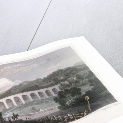 Chirk Aqueduct on the Ellesmere Canal, c1829 by Thomas Barber
