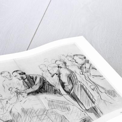 Joseph Lister, English surgeon, on his ward round in Glasgow Royal Infirmary, c1867 (1927) by Unknown