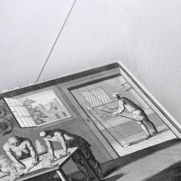 Making beaver hats, 1750 by Unknown