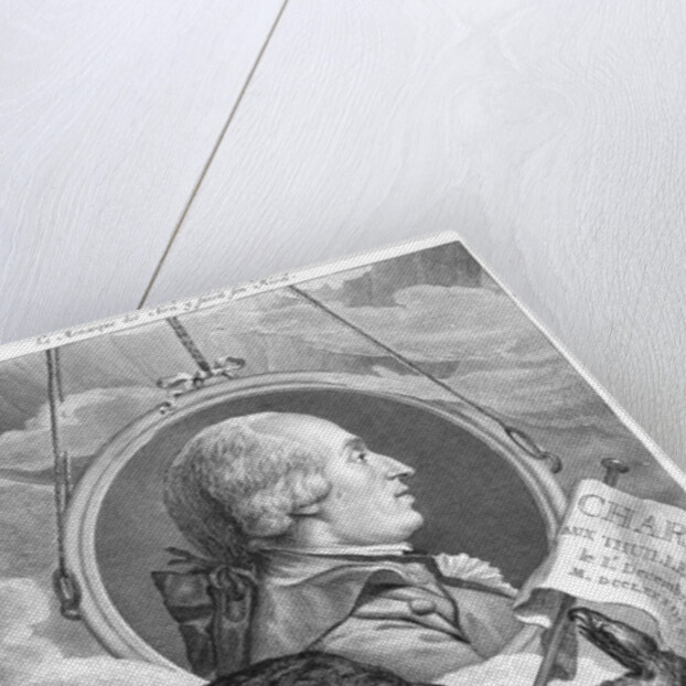 Jacques Alexandre Cesar Charles, French physicist, c1783. by Simon Charles Miger