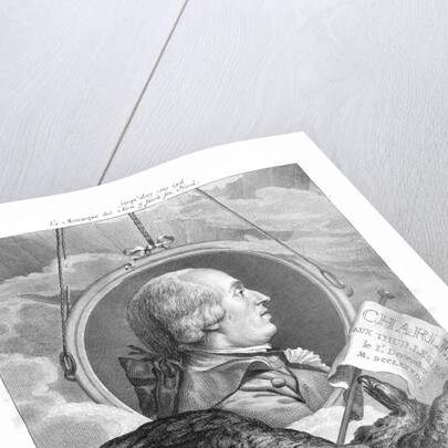 Jacques Alexandre Cesar Charles, French physicist, c1783. by Simon Charles Miger