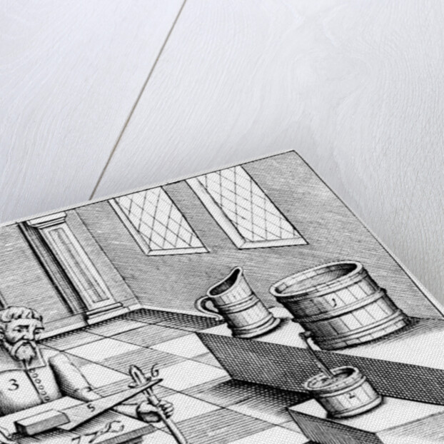 Checking the quality of saltpetre (nitre, potassium nitrate, or KN03), 1683 by Unknown