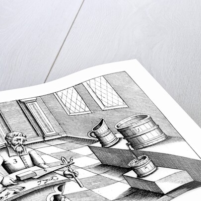 Checking the quality of saltpetre (nitre, potassium nitrate, or KN03), 1683 by Unknown