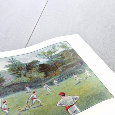 Cricket Field at Bournville, 1892 by Unknown.