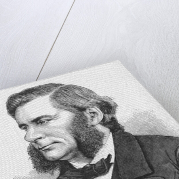 Thomas Henry Huxley, British biologist, c1860s by Unknown