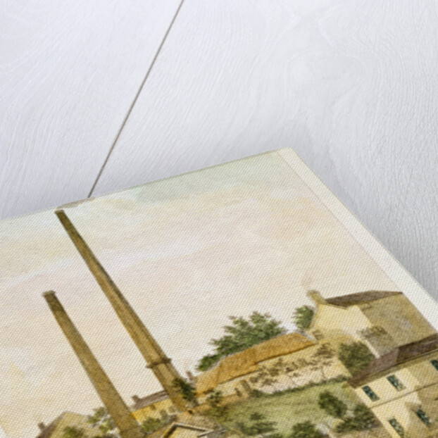 Chester Water Works, from the fields, 1852 by John Romney