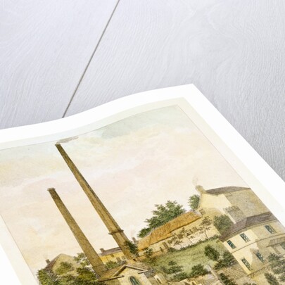 Chester Water Works, from the fields, 1852 by John Romney