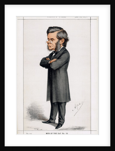 Thomas Henry Huxley, British biologist, 1871 by Carlo Pellegrini