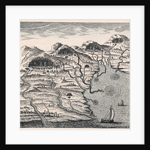 Circulation of water between sea and mountains, 1665 by Unknown