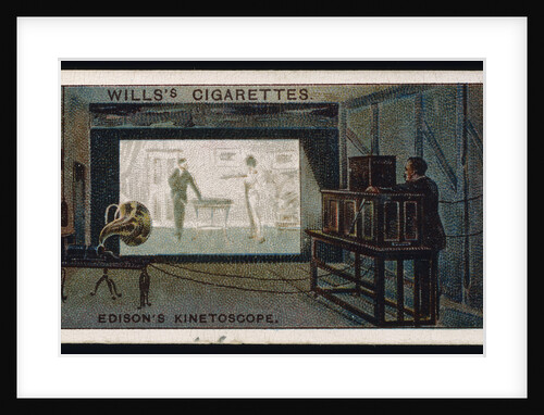 Thomas Alva Edison's kinetographic theatre, c1892 by Unknown