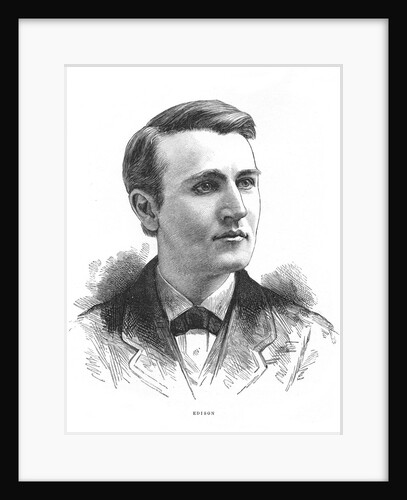Thomas Alva Edison, American inventor, c1879 by Unknown
