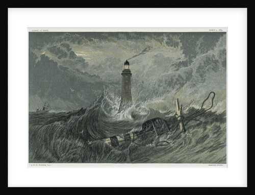 Third Eddystone lighthouse, 19th century by Unknown