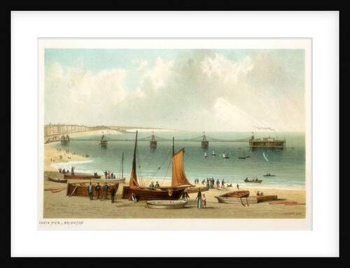 Chain pier, Brighton, Sussex, c1889 by Unknown