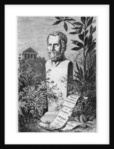 Theophrastus, Ancient Greek philosopher and scientist, 1866 by Unknown