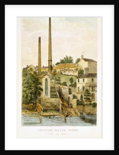 Chester Water Works, from the fields, 1852 by John Romney