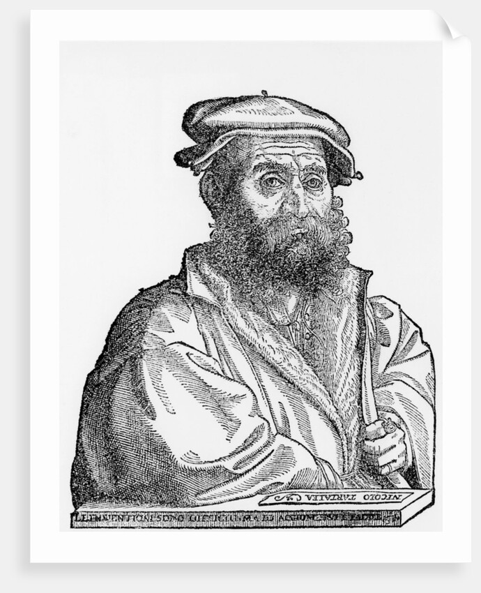 Niccolo Tartaglia, Italian mathematician and mechanician, 1550s by Unknown