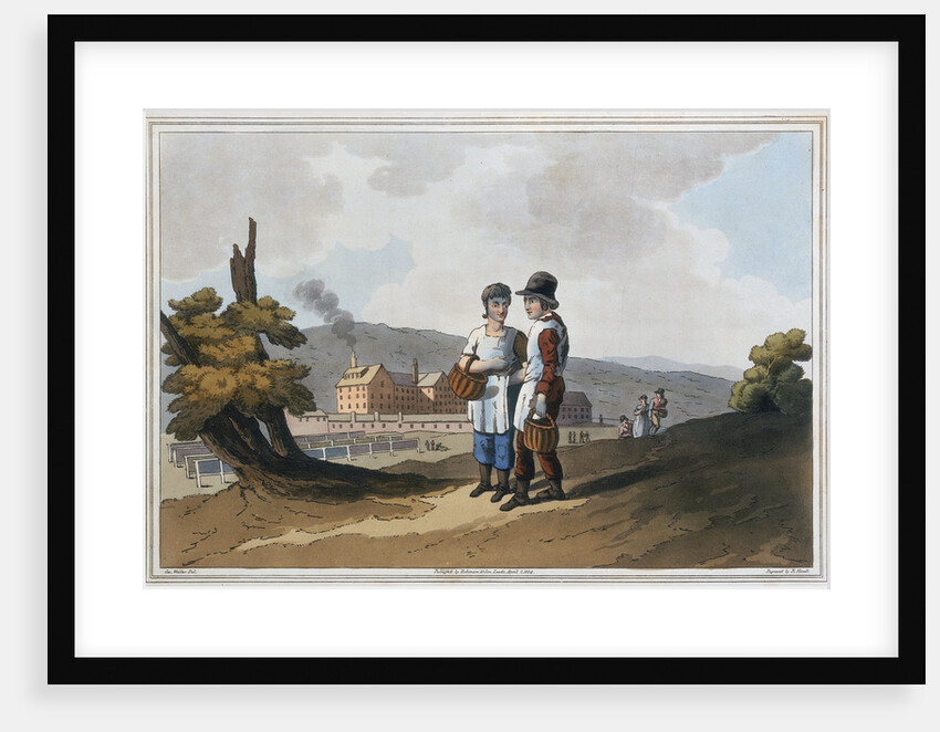 Child factory workers, 1814 by Robert Havell