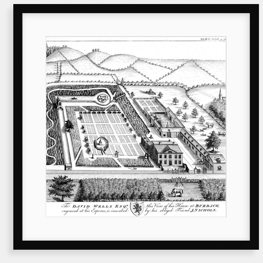 Gentleman's model country estate, c1750 by Unknown