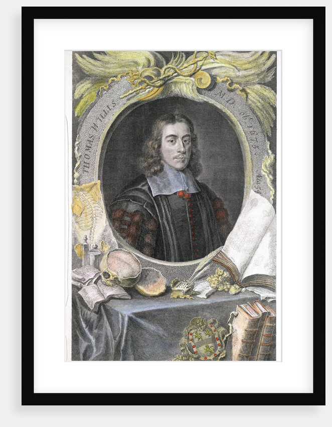 Thomas Willis, 17th century English physician, 1742 by George Vertue