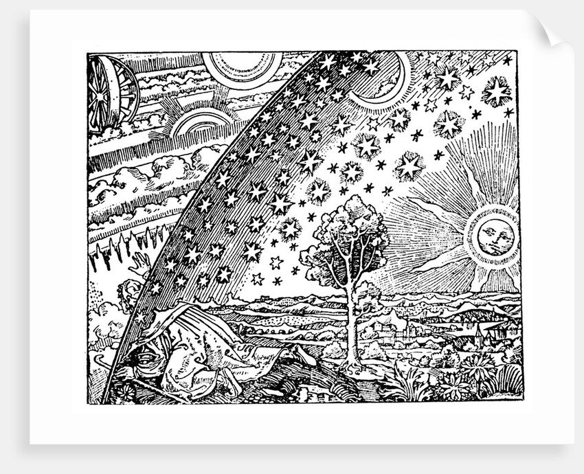 Reconstruction of a medieval conception of the universe, 19th century? by Anonymous