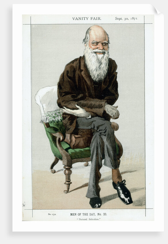 Charles Darwin, English naturalist, 1871 by Unknown