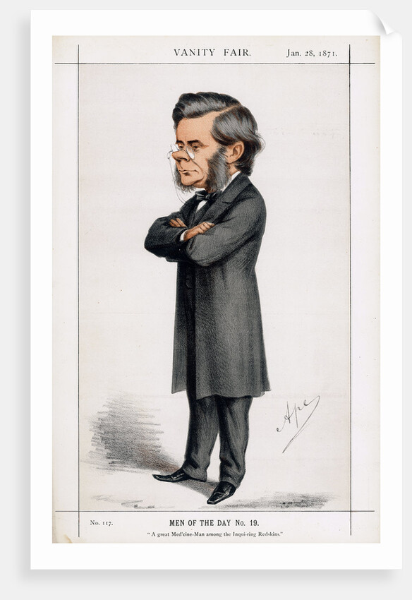 Thomas Henry Huxley, British biologist, 1871 by Carlo Pellegrini
