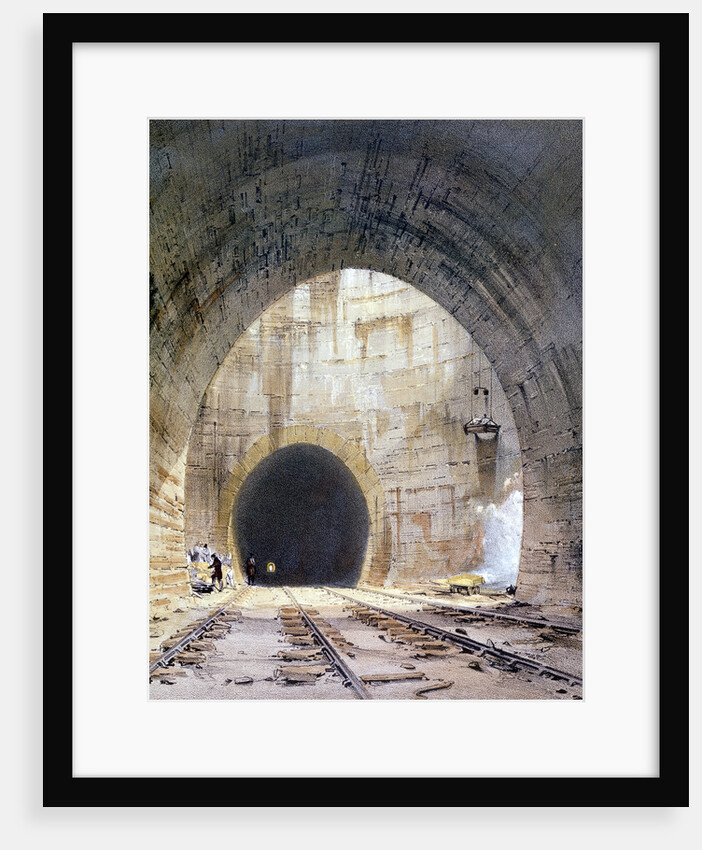 Ventilation shaft in Kilsby Tunnel, Northamptonshire, London & Birmingham Railway, 1839 by John Cooke Bourne