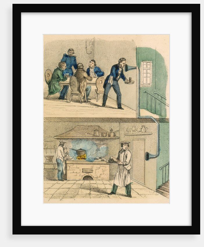 Communication by speaking tube, c1850 by Unknown