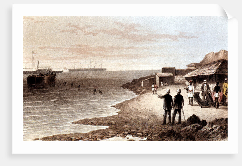 Laying of the telegraph cable across the Indian Ocean between Bombay and Aden, 1870 by Unknown