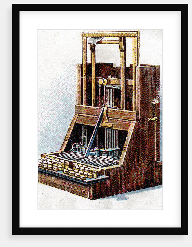 Typewriter patented by John Pratt in 1866 (1915) by Unknown