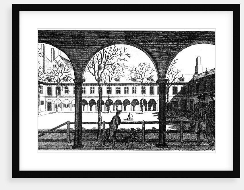 Courtyard of Gresham College, London, 18th century by Unknown