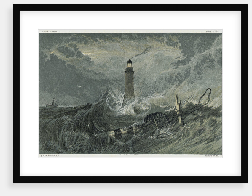 Third Eddystone lighthouse, 19th century by Unknown