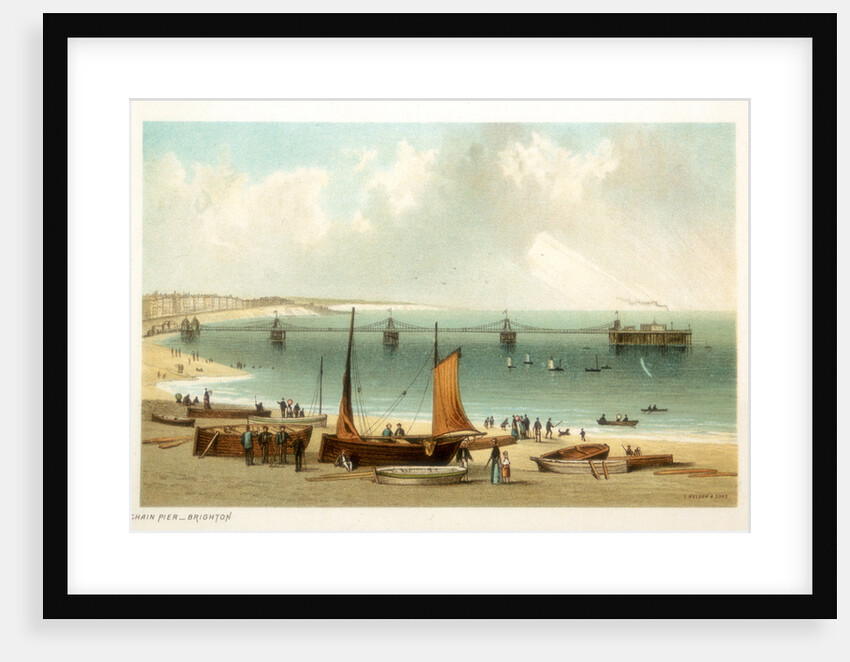 Chain pier, Brighton, Sussex, c1889 by Unknown