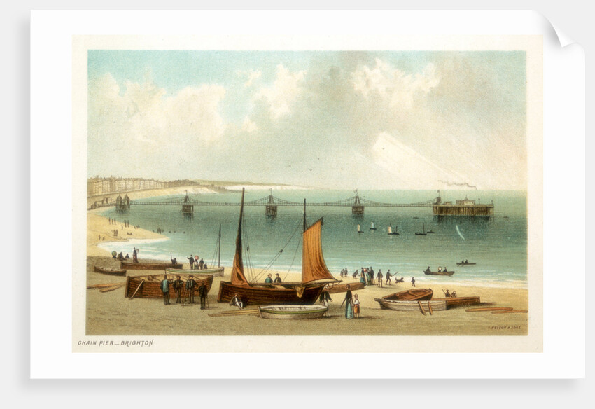 Chain pier, Brighton, Sussex, c1889 by Unknown