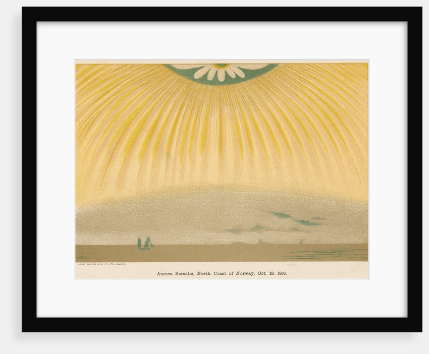 Aurora Borealis or Northern Lights observed from northern Norway, 10 October 1868, (1906) by Unknown
