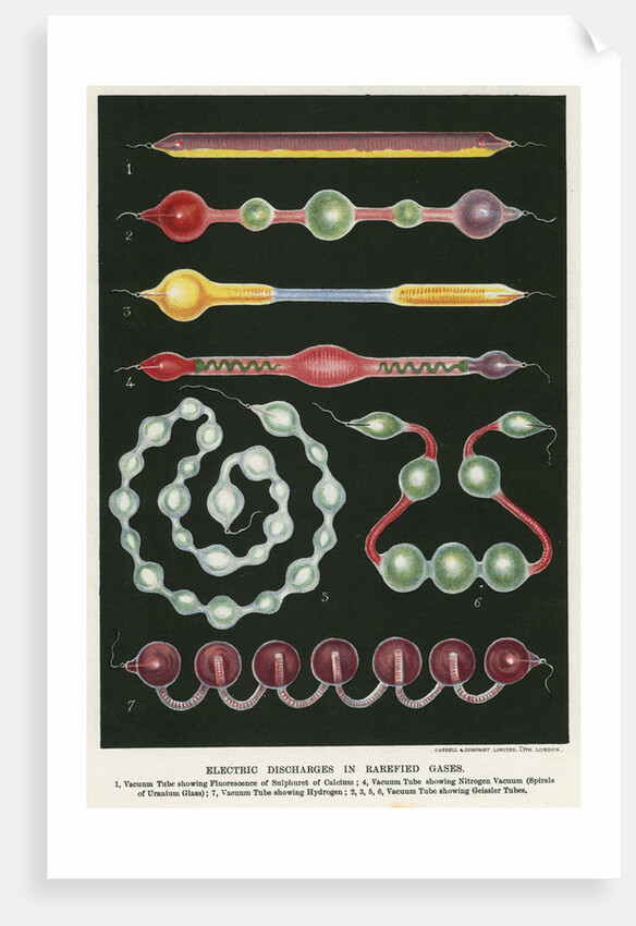 Electric discharges in rarefied gases, 1892 by Unknown