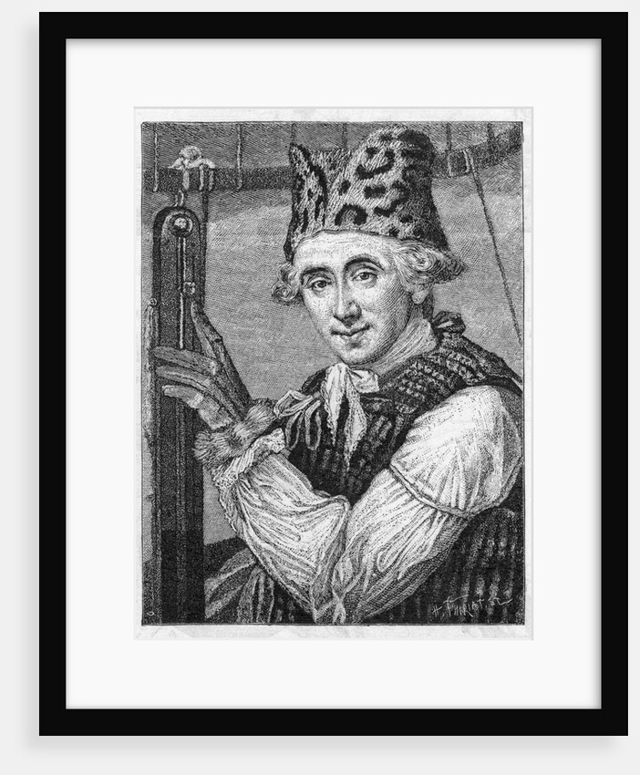 Dr John Jeffries, American balloonist, 1786 by Unknown