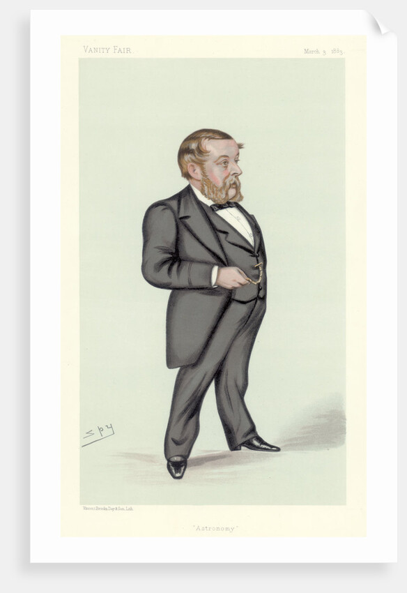 Richard Anthony Proctor, English astronomer, mathematician and popular science writer, 1883 by Spy