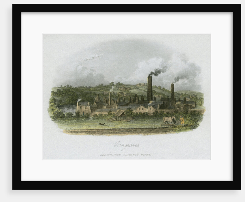 British Iron Company's Works at Corngraves, near Halesowen, West Midlands, c1835 by Unknown