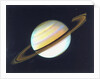 Colour-enhanced view of Saturn, 1980 by Unknown