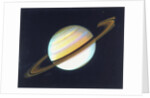 Colour-enhanced view of Saturn, 1980 by Unknown
