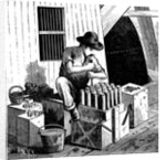 Blowing up Flood Rock, 1885 by Anonymous