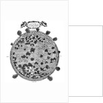 Christopher Scheiner's illustration of his idea of the surface of the sun, 1635 by Unknown