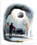 Coal mining: sending baskets (corves) of coal to the surface of a mine, 1852 by Unknown