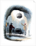 Coal mining: sending baskets (corves) of coal to the surface of a mine, 1852 by Unknown